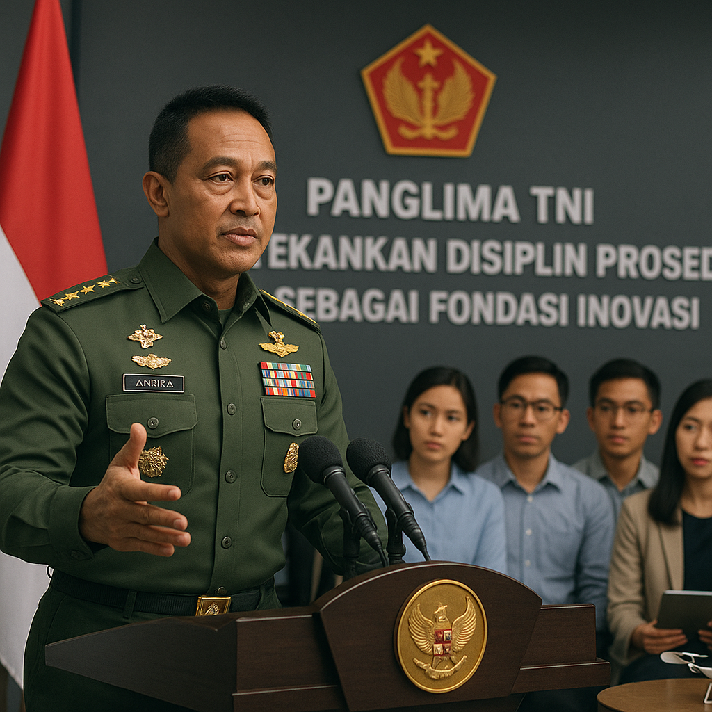 Panglima TNI Tekankan Disiplin Prosedural sebagai Fondasi Inovasi