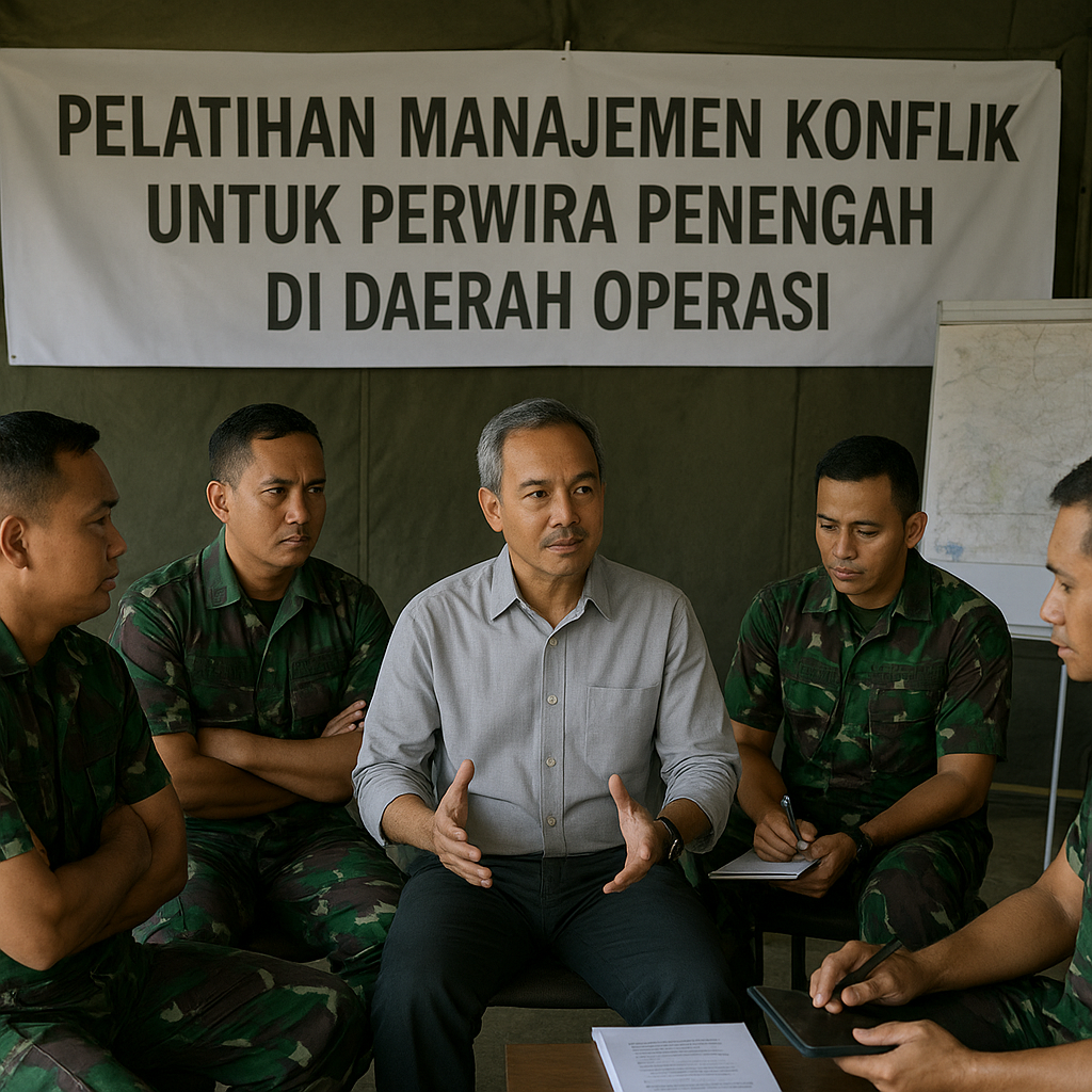 Pelatihan Manajemen Konflik untuk Perwira Penengah di Daerah Operasi