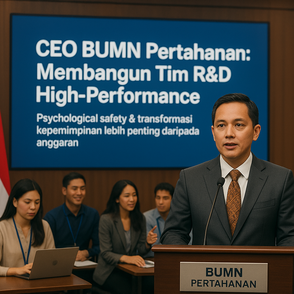 CEO BUMN Pertahanan Bicara Soal Membangun Tim R&D yang High-Performance