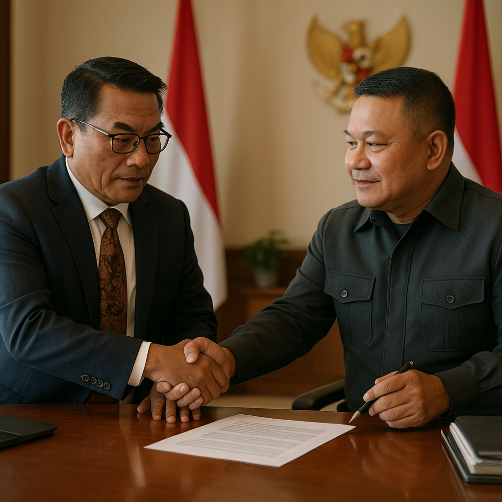 Temui Moeldoko, Dudung bahas strategi kawal program prioritas