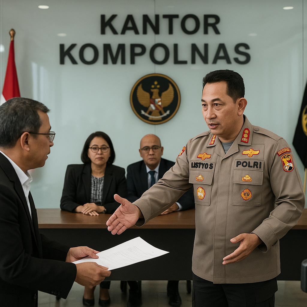 Kompolnas Punya Kantor Baru, Kapolri Minta Masukan dan Evaluasi agar Polri Profesional