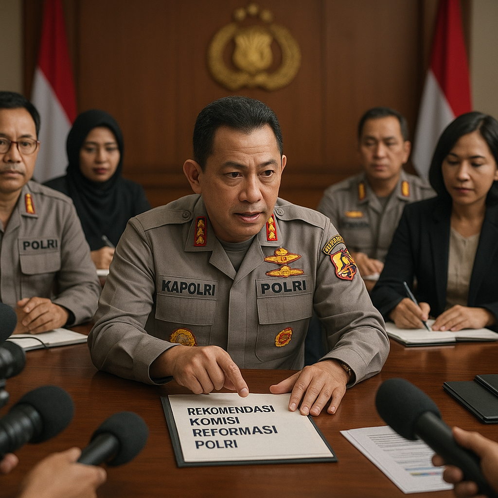 Kapolri Susun Strategi Tindak Lanjuti Usulan Komisi Reformasi Polri