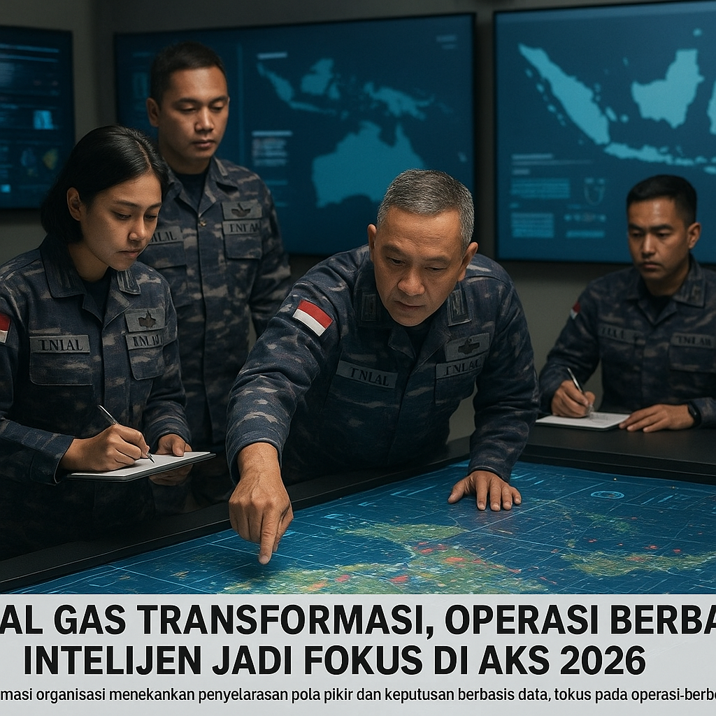 TNI AL Gas Transformasi, Operasi Berbasis Intelijen Jadi Fokus di AKS 2026