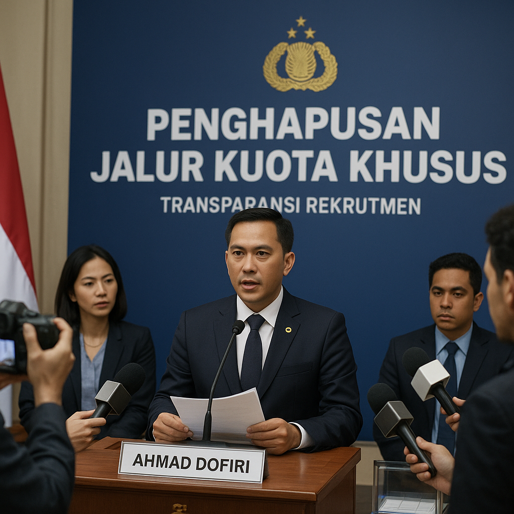 Penjelasan Ahmad Dofiri Terkait 'Jalur Kuota Khusus' di Polri Bakal Dihapus