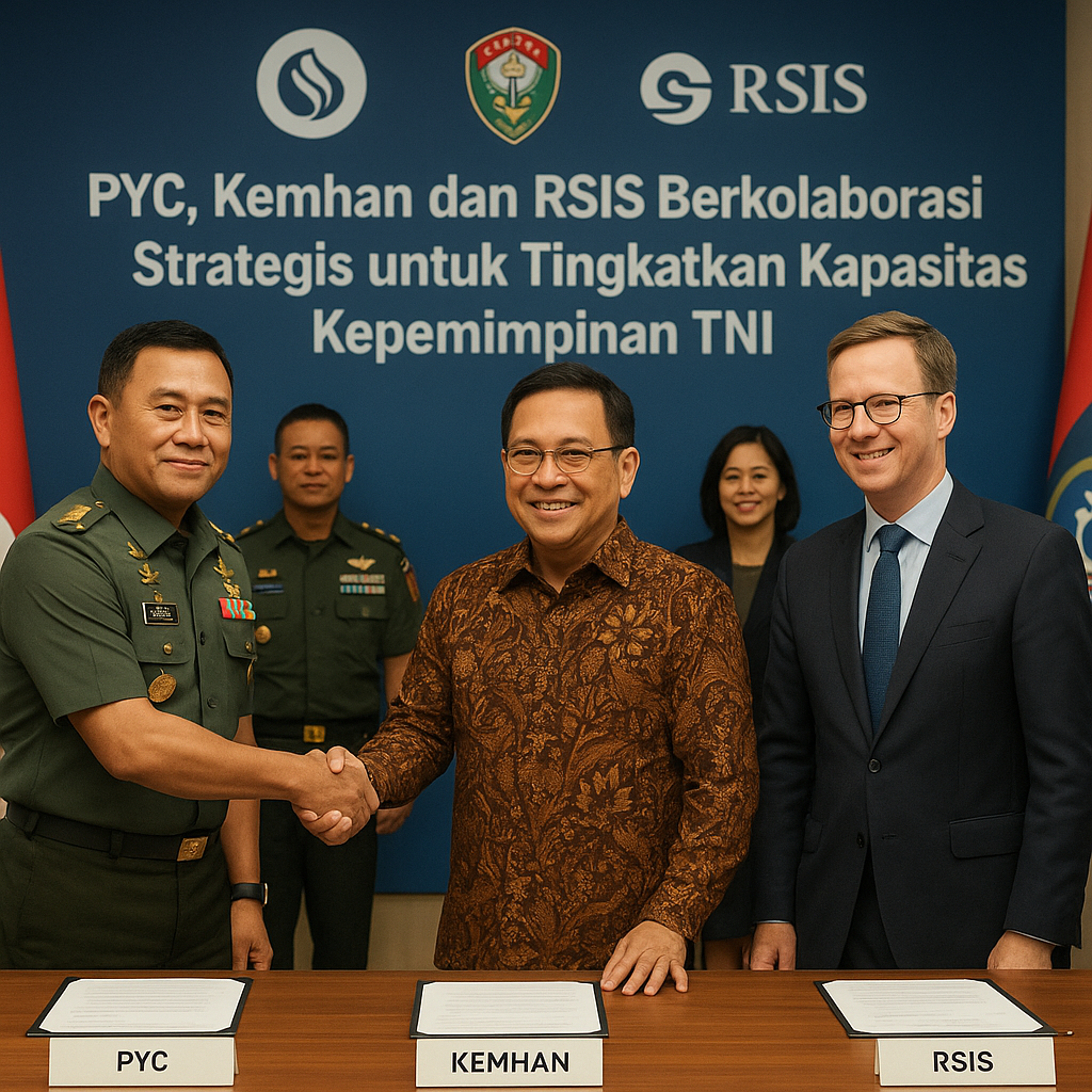 PYC, Kemhan dan RSIS Berkolaborasi Strategis untuk Tingkatkan Kapasitas Kepemimpinan TNI