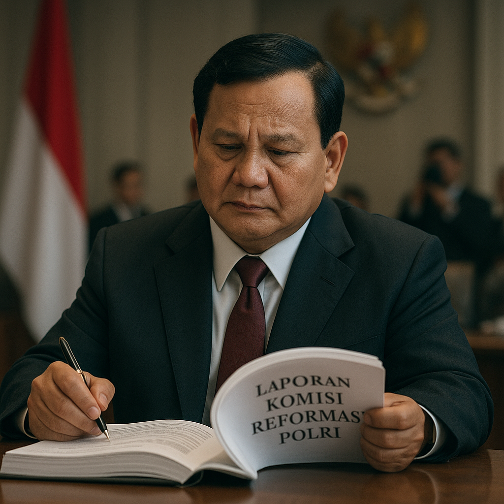 Komisi Reformasi Polri Selesai Tugas, Prabowo Ingin Lanjutkan Diskusi Substansi