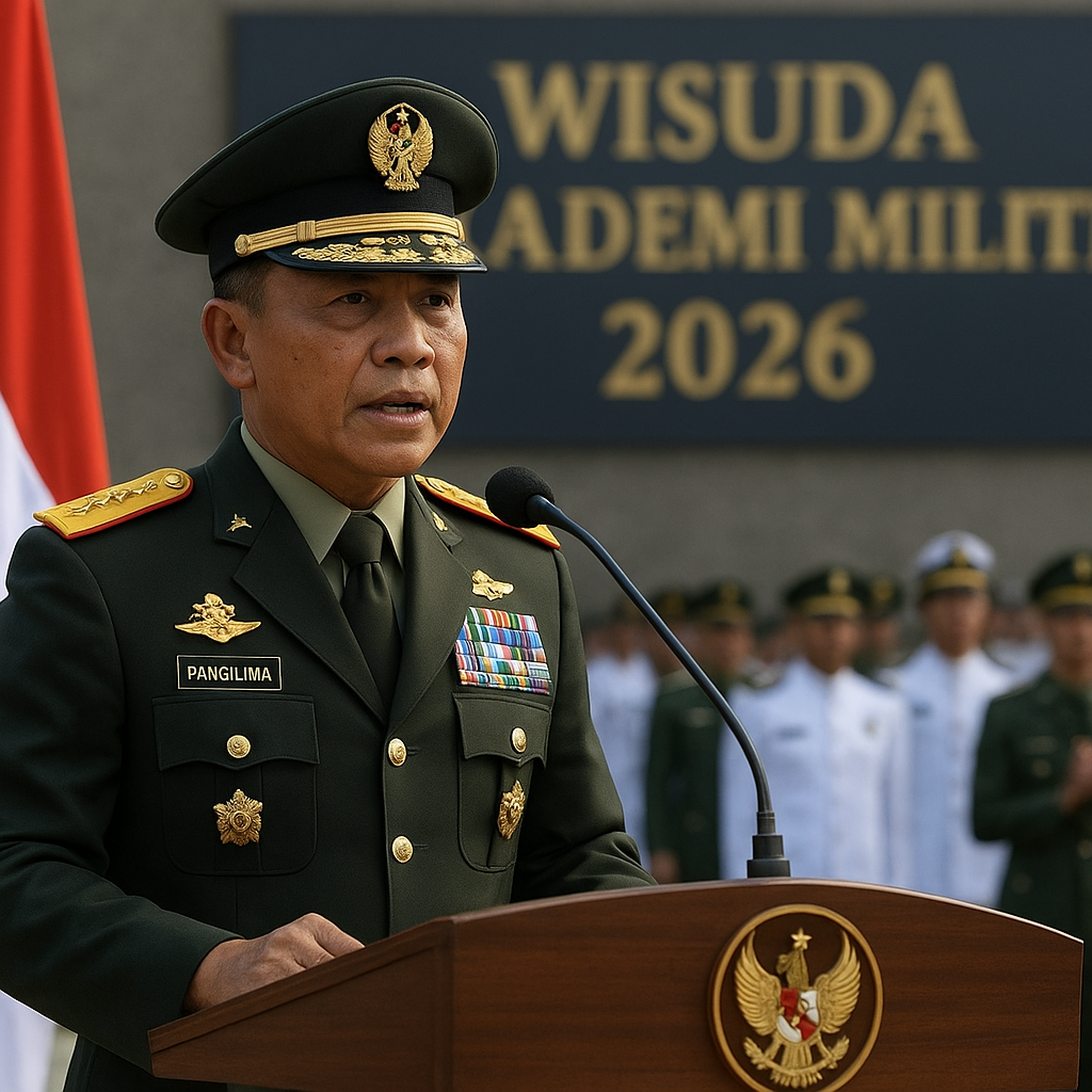 Panglima TNI Ungkap Strategi Penguatan Kepemimpinan Untuk Lulusan Akademi Militer 2026