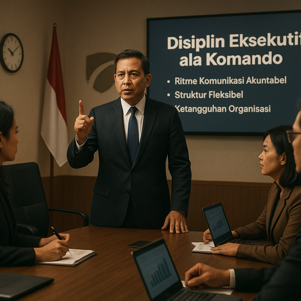 CEO BUMN Besar Berbagi Prinsip Disiplin Eksekutif Ala Komando