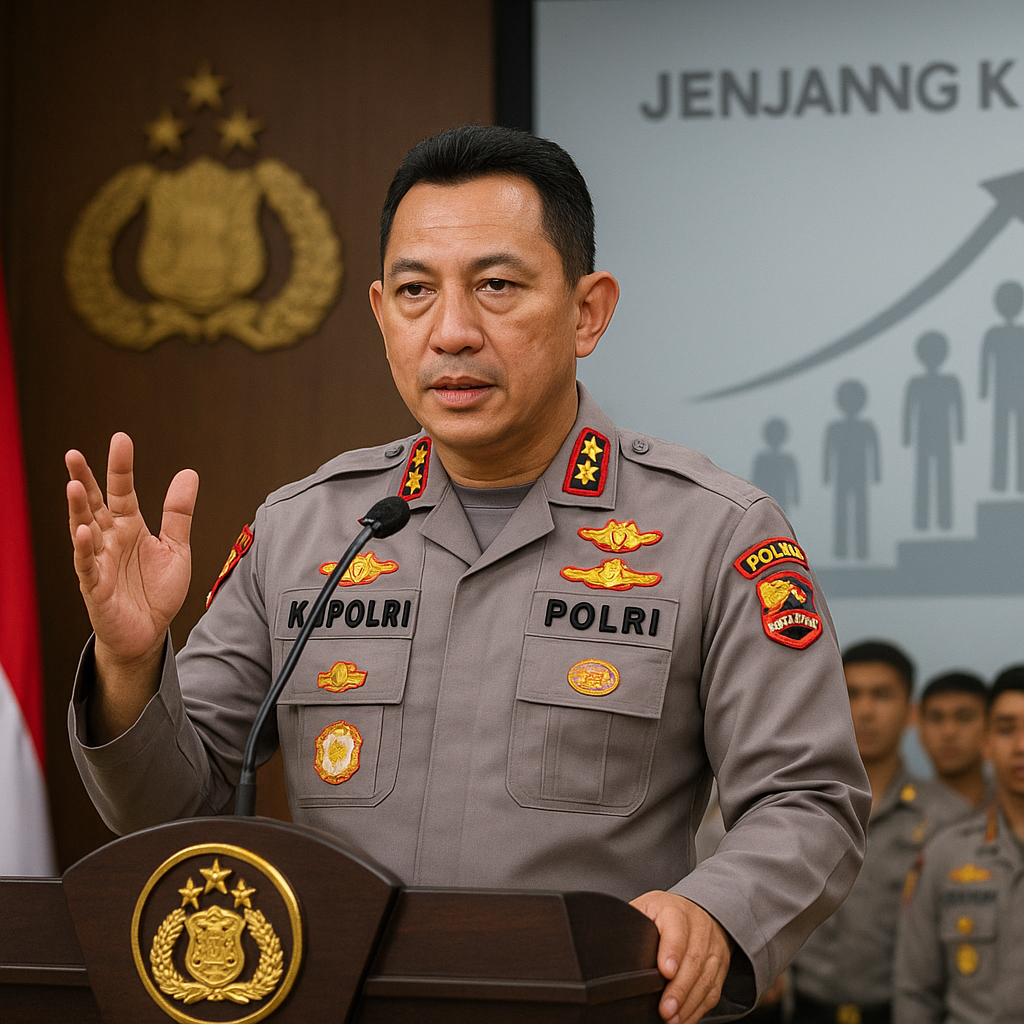 Kata Kapolri soal Rekomendasi Jenjang Karir Bagi Calon Pimpinan Polri