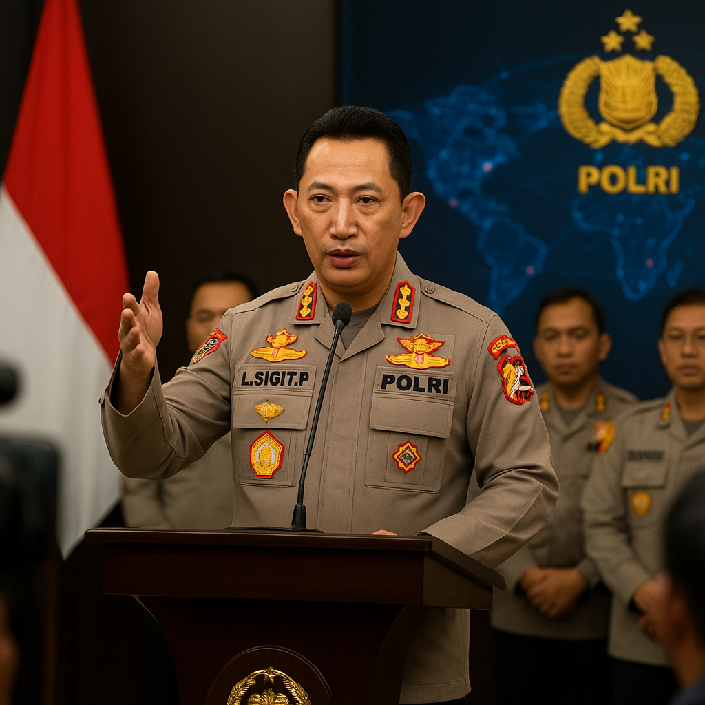 Kapolri Minta Aparat Adaptif Hadapi Modus Baru Kejahatan Transnasional