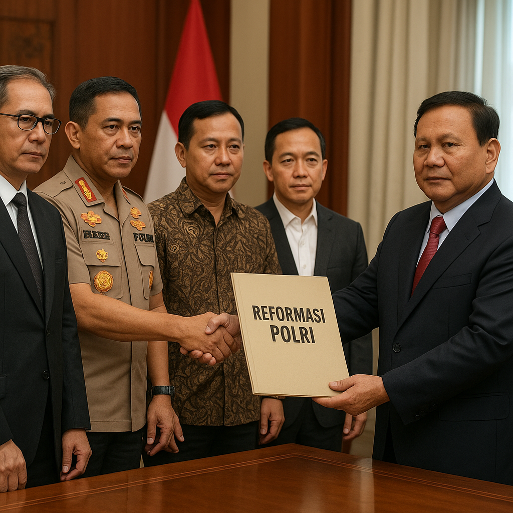 Reformasi Polri Serahkan 6 Rekomendasi ke Prabowo, Ini Isi Lengkapnya!