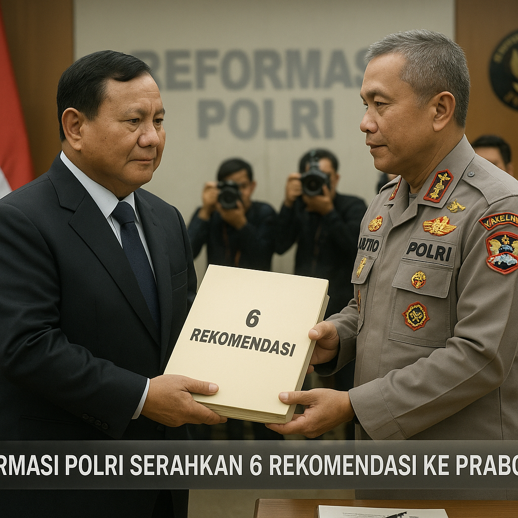 Reformasi Polri Serahkan 6 Rekomendasi ke Prabowo, Ini Isi Lengkapnya!