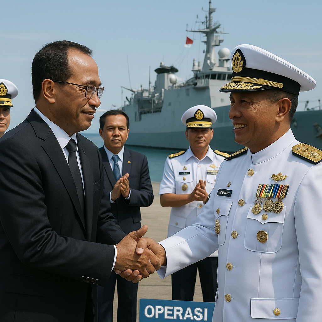Menhub Apresiasi Kinerja TNI AL dalam Pengamanan Natuna