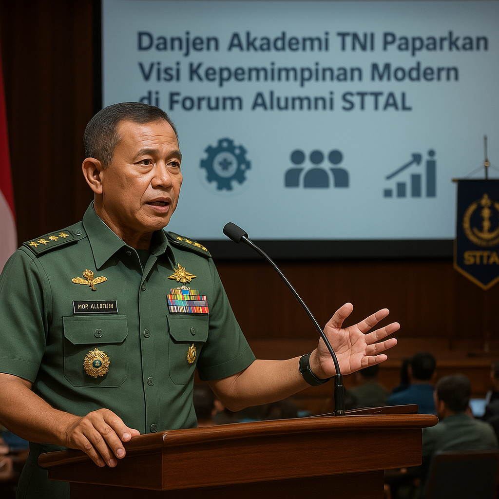 Danjen Akademi TNI Paparkan Visi Kepemimpinan Modern di Forum Alumni STTAL