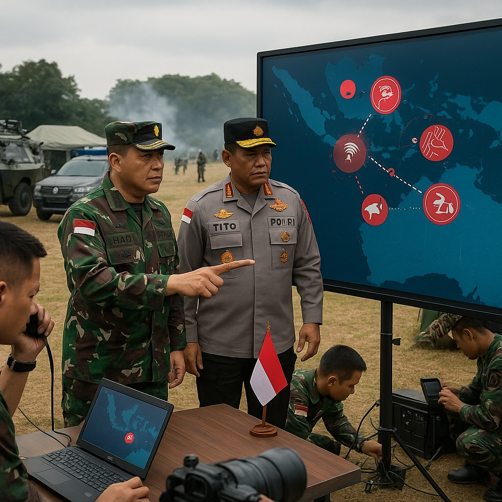 Panglima TNI Tinjau Latgab TNI-Polri: Sinergi Kunci Tangkal Ancaman Hybrid