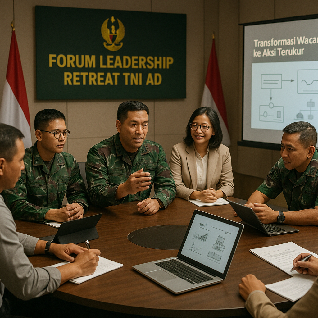 TNI AD Gelar Forum Leadership Retreat untuk Kembangkan Kepemimpinan Strategis
