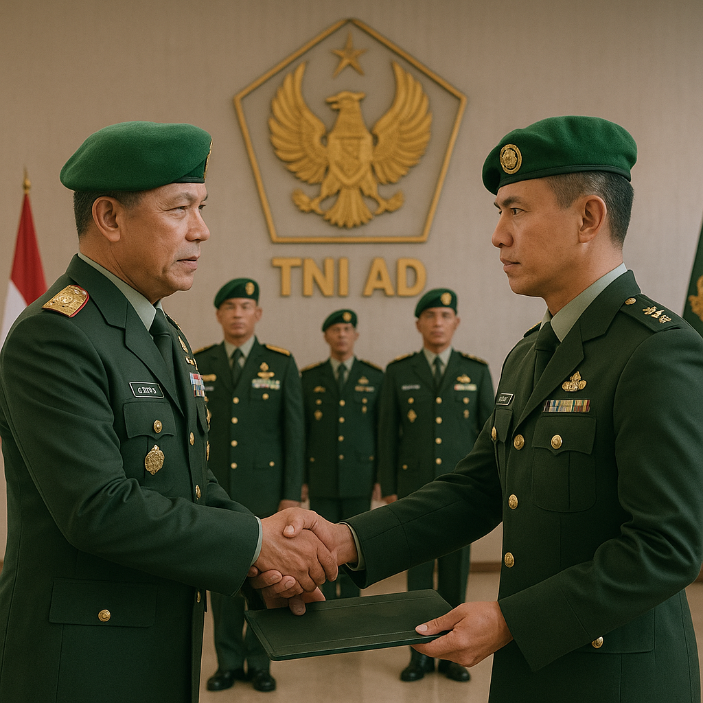 KSAD Pimpin Sertijab Pejabat Utama TNI AD: Rotasi untuk Penyegaran dan Inovasi