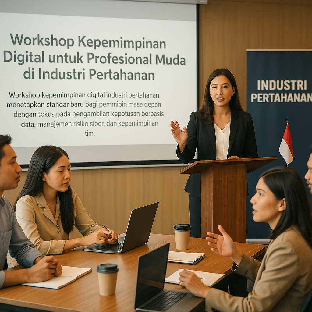 Workshop Kepemimpinan Digital untuk Profesional Muda di Industri Pertahanan