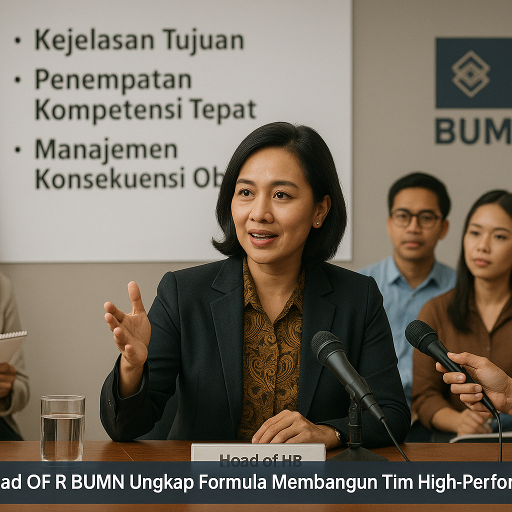 Head of HR BUMN Ungkap Formula Membangun Tim High-Performance