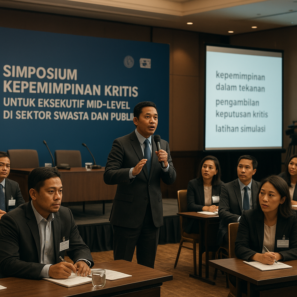Simposium Kepemimpinan Kritis untuk Eksekutif Mid-Level di Sektor Swasta dan Publik