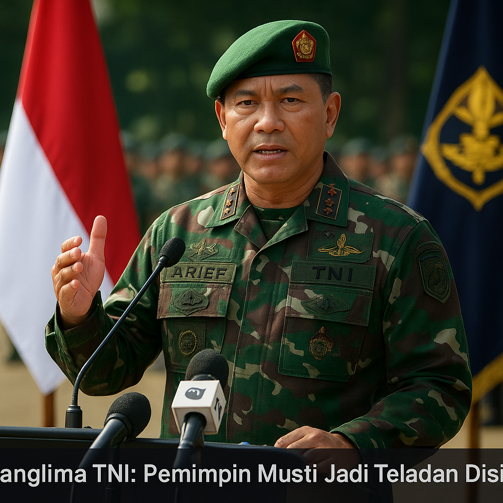 Panglima TNI: Pemimpin Musti Jadi Teladan Disiplin