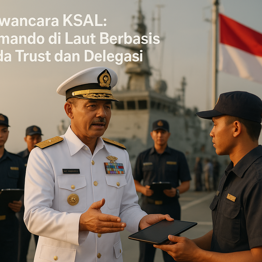 Wawancara KSAL: Komando di Laut Berbasis pada Trust dan Delegasi