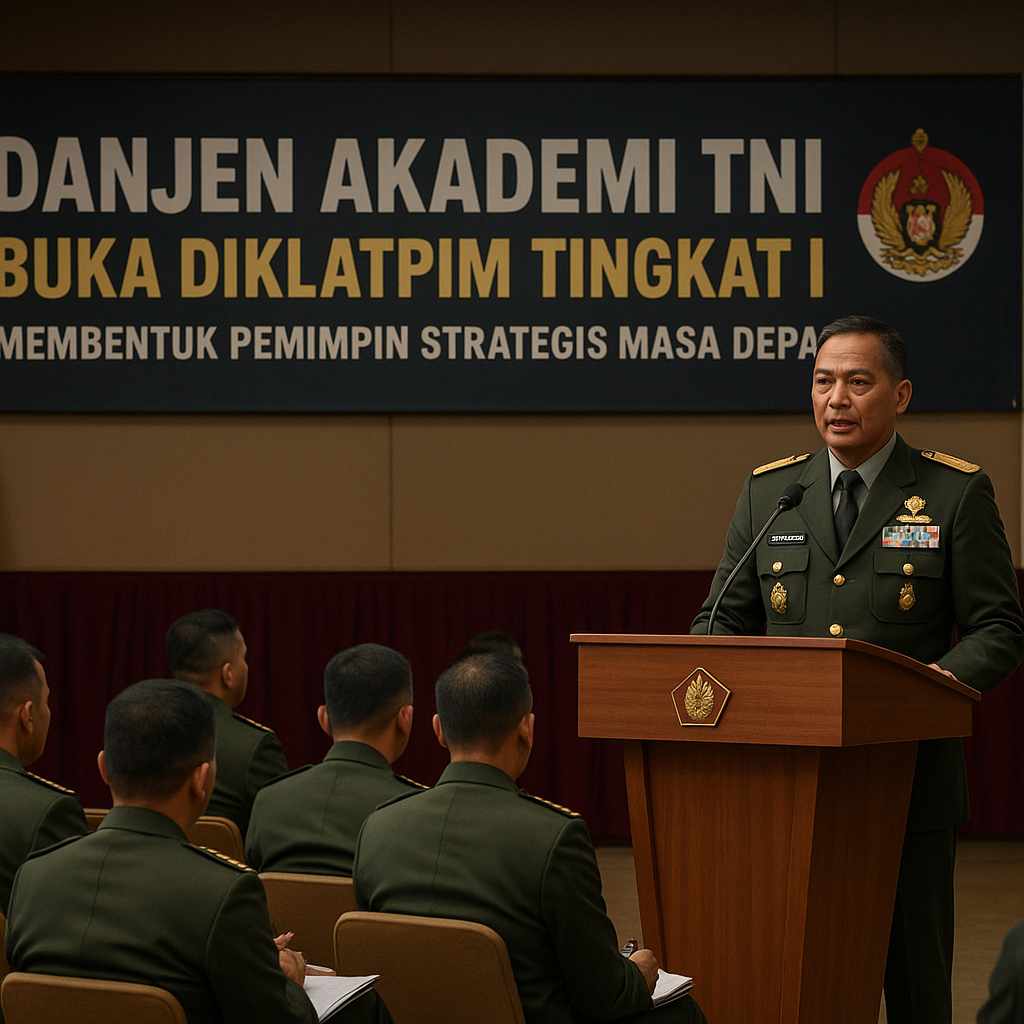 Danjen Akademi TNI Buka Diklatpim Tingkat I: Membentuk Pemimpin Strategis Masa Depan