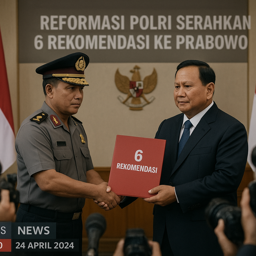 Reformasi Polri Serahkan 6 Rekomendasi ke Prabowo, Ini Isi Lengkapnya!