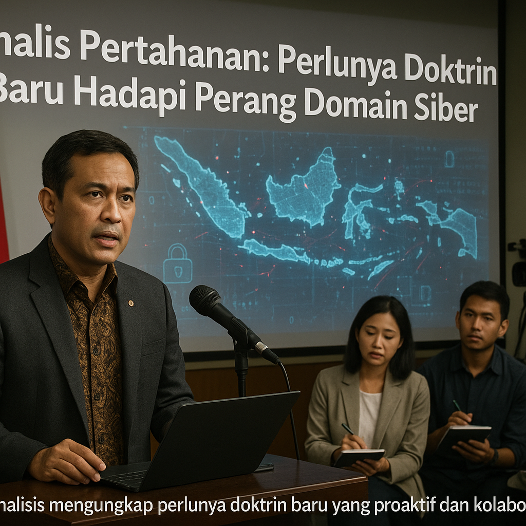 Analis Pertahanan: Perlunya Doktrin Baru Hadasi Perang Domain Siber