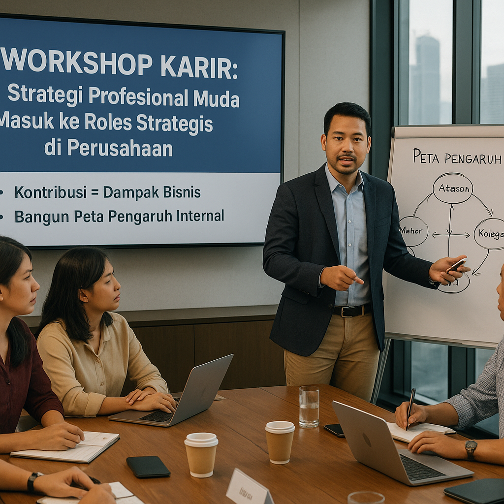 Workshop Karir: Strategi Profesional Muda Masuk ke Roles Strategis di Perusahaan