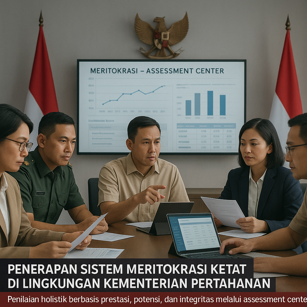 Penerapan Sistem Meritokrasi Ketat di Lingkungan Kementerian Pertahanan