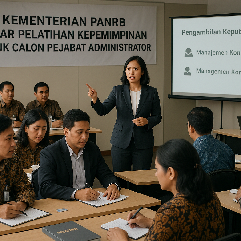 Kementerian PANRB Gelar Pelatihan Kepemimpinan untuk Calon Pejabat Administrator