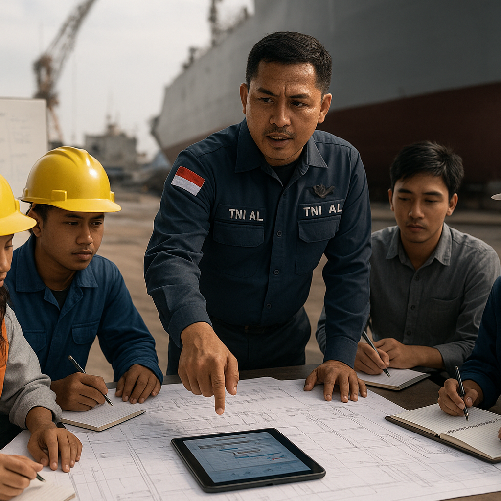 Program Mentorship TNI AL untuk Mahasiswa Teknik Kelautan Fokus pada Disiplin Proyek