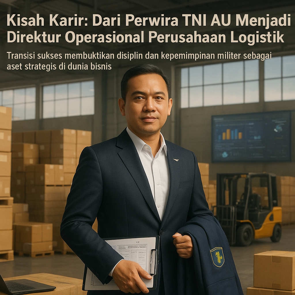 Kisah Karir: Dari Perwira TNI AU Menjadi Direktur Operasional Perusahaan Logistik