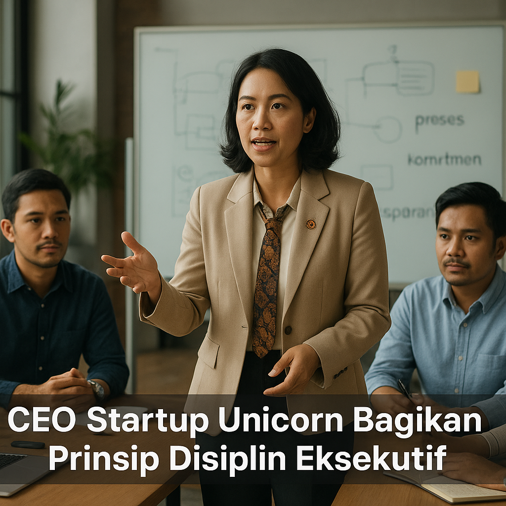 CEO Startup Unicorn Bagikan Prinsip Disiplin Eksekutif dalam Membangun Tim High-Performance