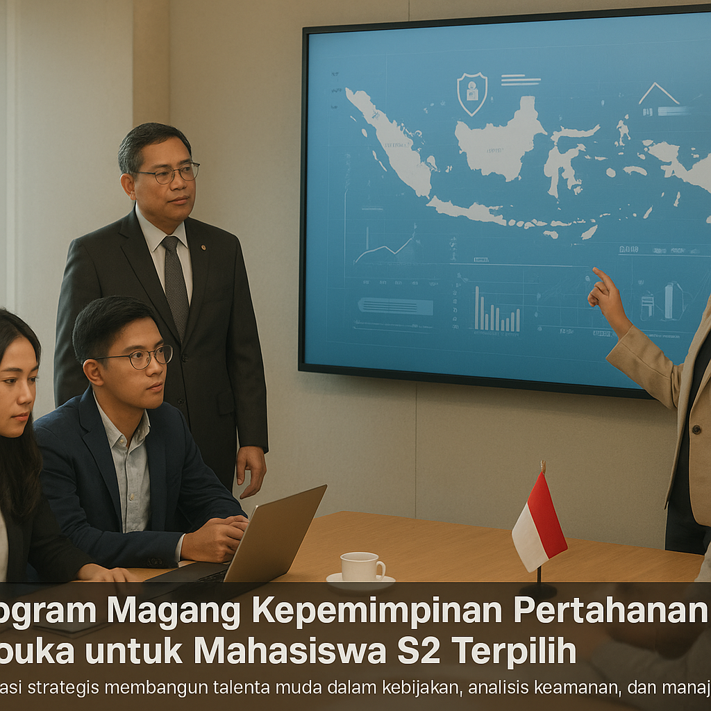 Program Magang Kepemimpinan Pertahanan Dibuka untuk Mahasiswa S2 Terpilih