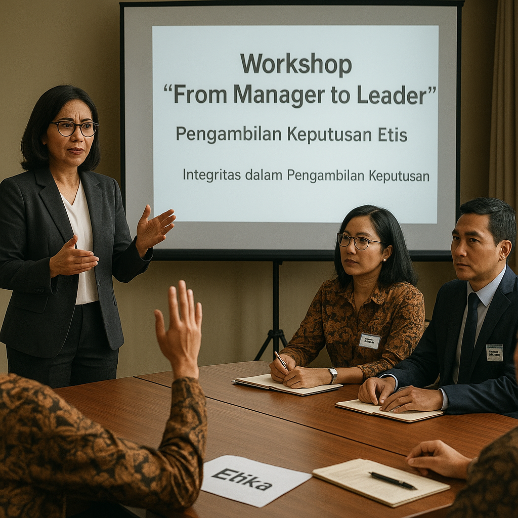 Workshop 'From Manager to Leader' Fokus pada Pengambilan Keputusan Etis di Kalangan Profesional