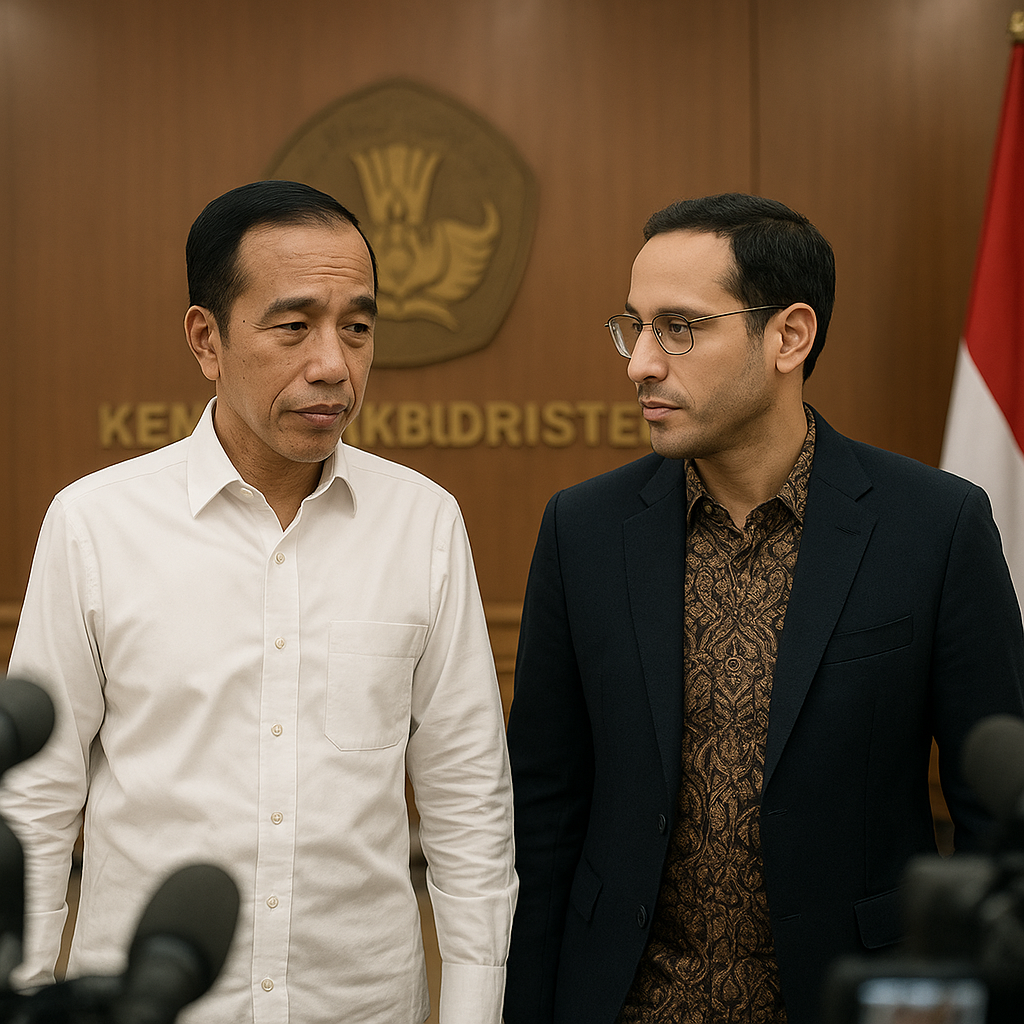 Nadiem Makarim Ungkap Peran Jokowi dalam Pembentukan Tim Shadow