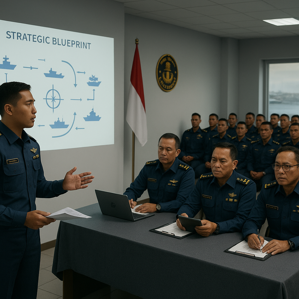 DITEMPA UNTUK MENJADI PILAR KEKUATAN TNI AL MASA DEPAN, 20 PERWIRA MARINIR IKUTI UJI KOMPETENSI