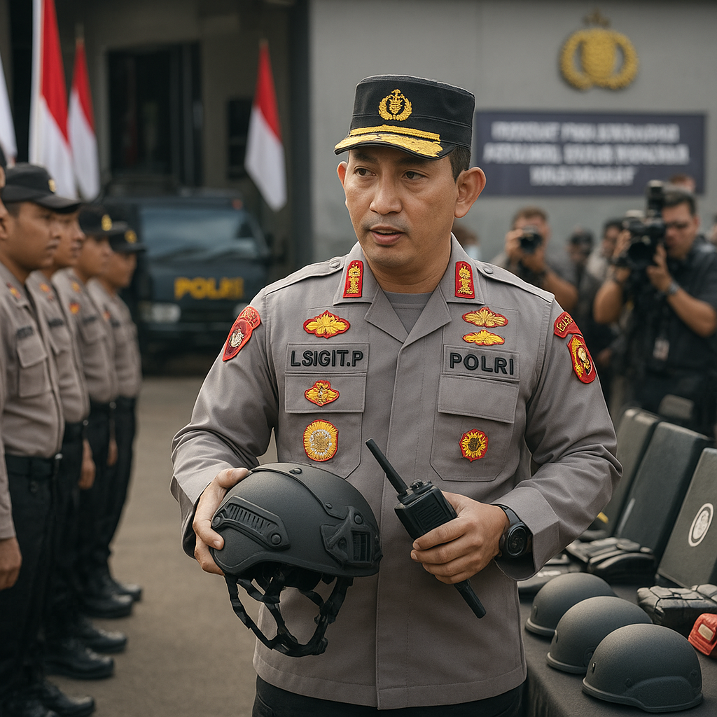 Kapolri Perkuat Perlengkapan Personel untuk Pengamanan Masyarakat