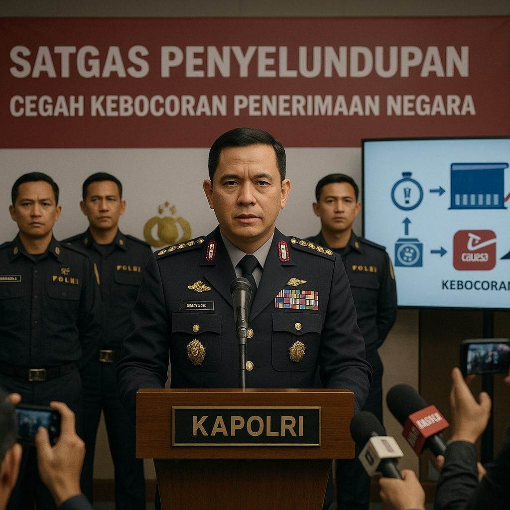 Kapolri Bentuk Satgas Penyelundupan, Cegah Kebocoran Penerimaan Negara