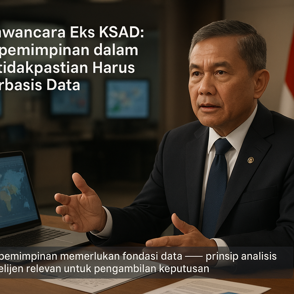 Wawancara Eks KSAD: Kepemimpinan dalam Ketidakpastian Harus Berbasis Data