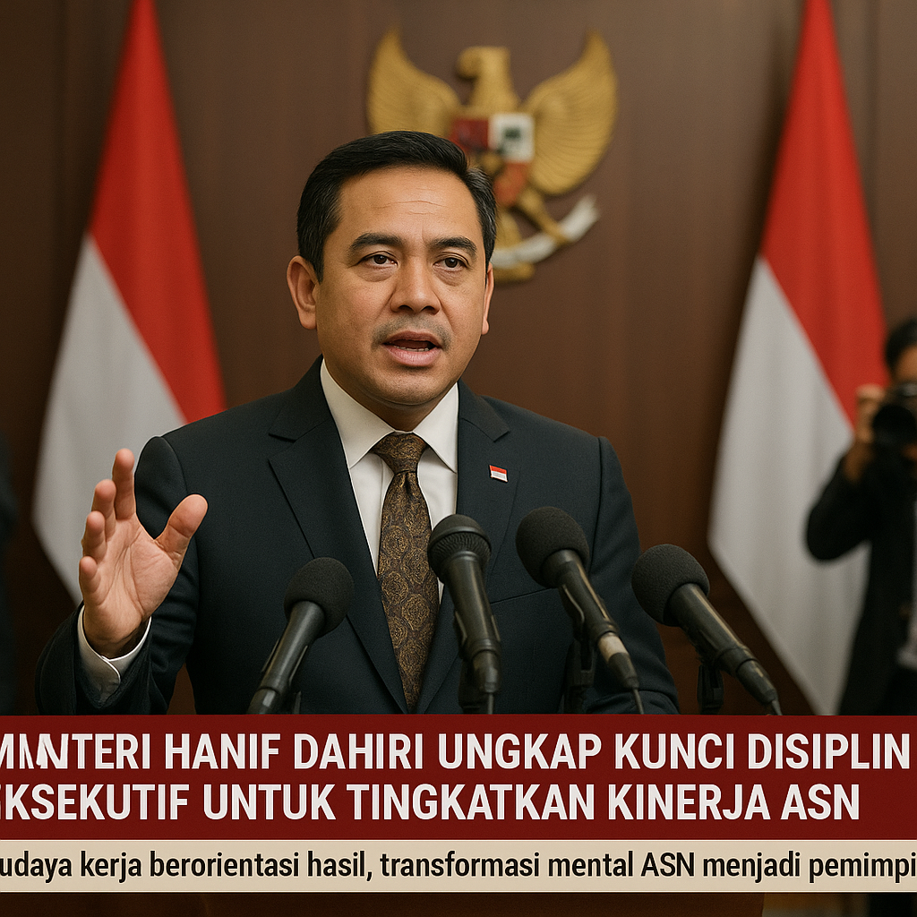 Mentri Hanif Dahiri Ungkap Kunci Disiplin Eksekutif untuk Tingkatkan Kinerja ASN