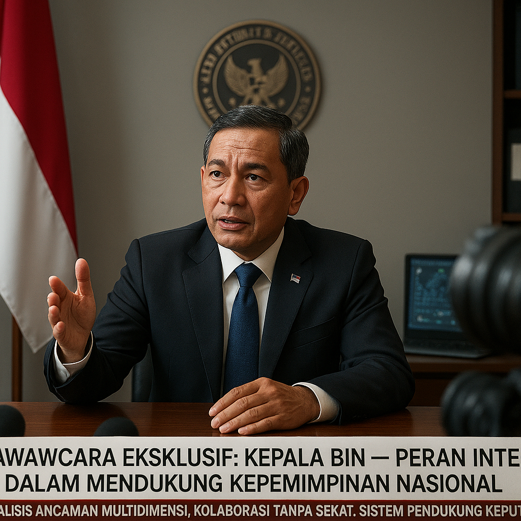 Wawancara Eksklusif: Kepala BIN Bahas Peran Intelijen dalam Mendukung Kepemimpinan Nasional