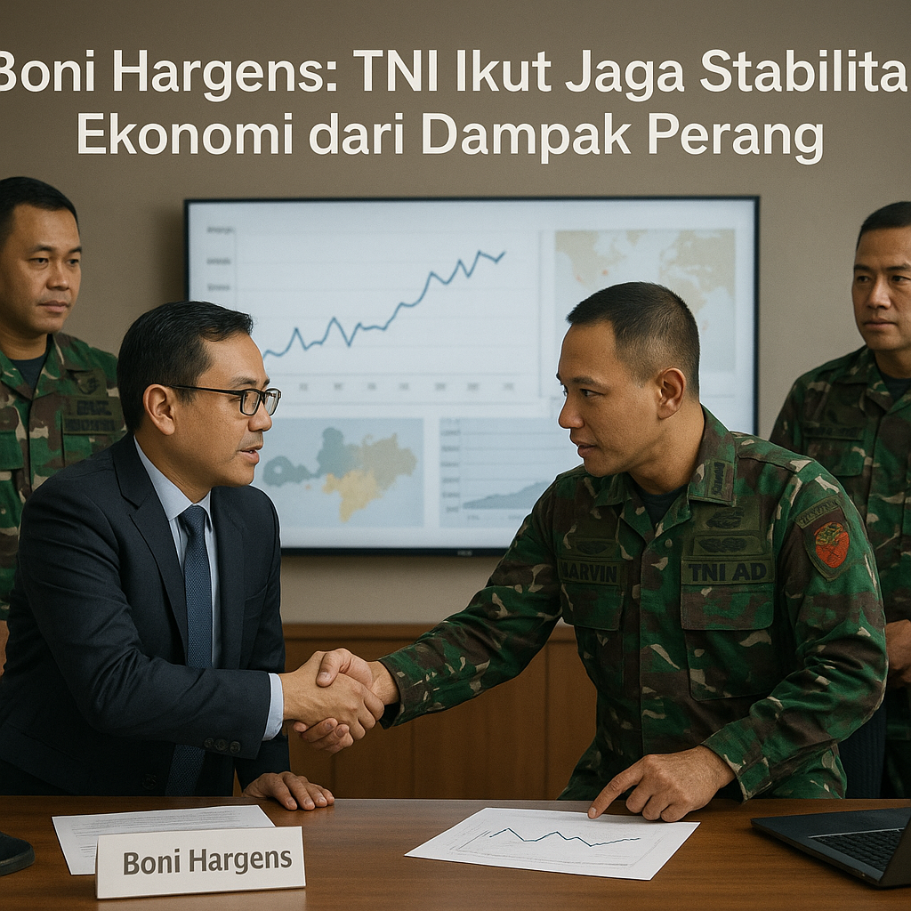 Boni Hargens: TNI Ikut Jaga Stabilitas Ekonomi dari Dampak Perang