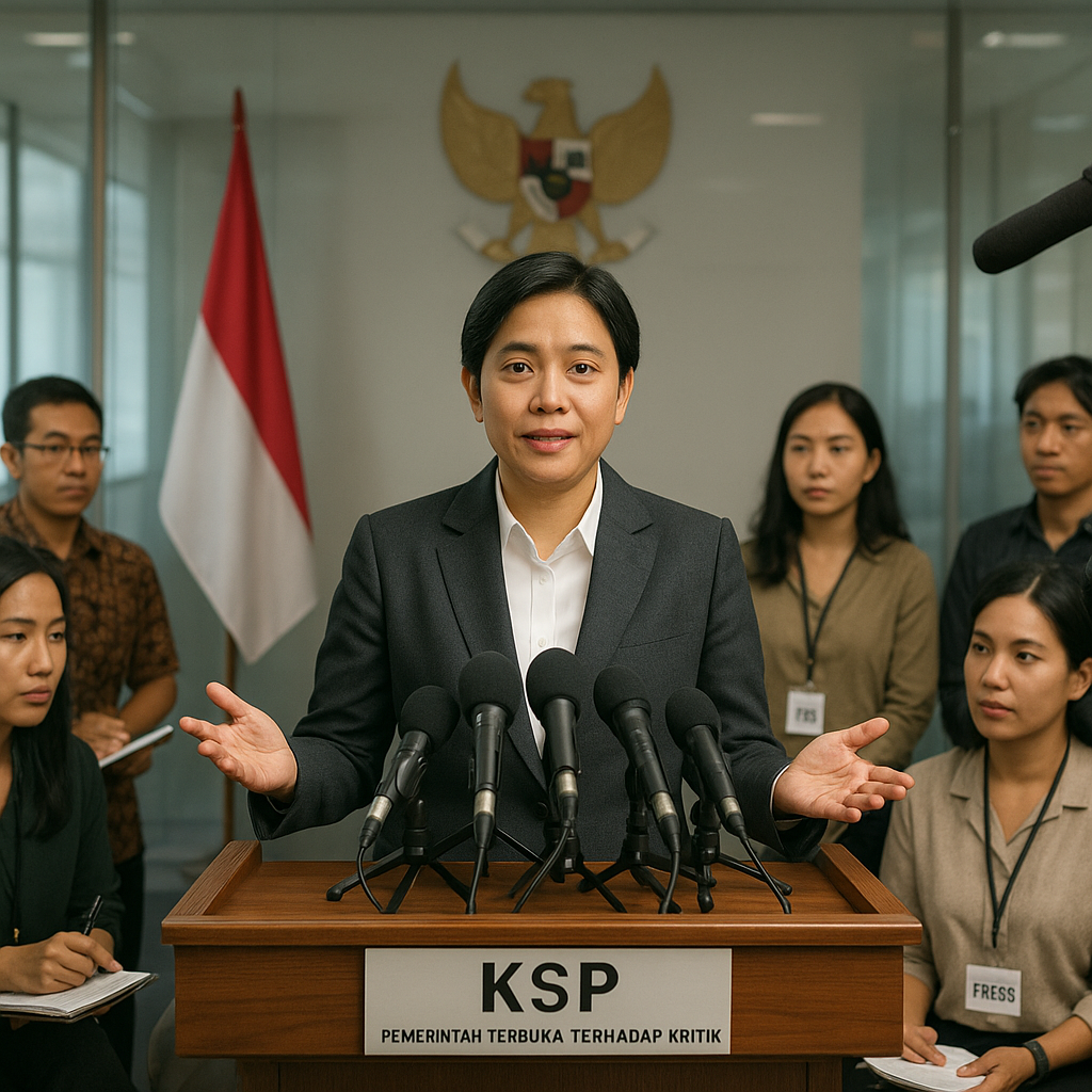 KSP: Pemerintah Terbuka Terhadap Kritik dan Tidak Melakukan Intimidasi