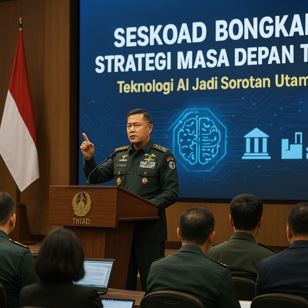 Seskoad Bongkar Strategi Masa Depan TNI AD, Teknologi AI Jadi Sorotan Utama