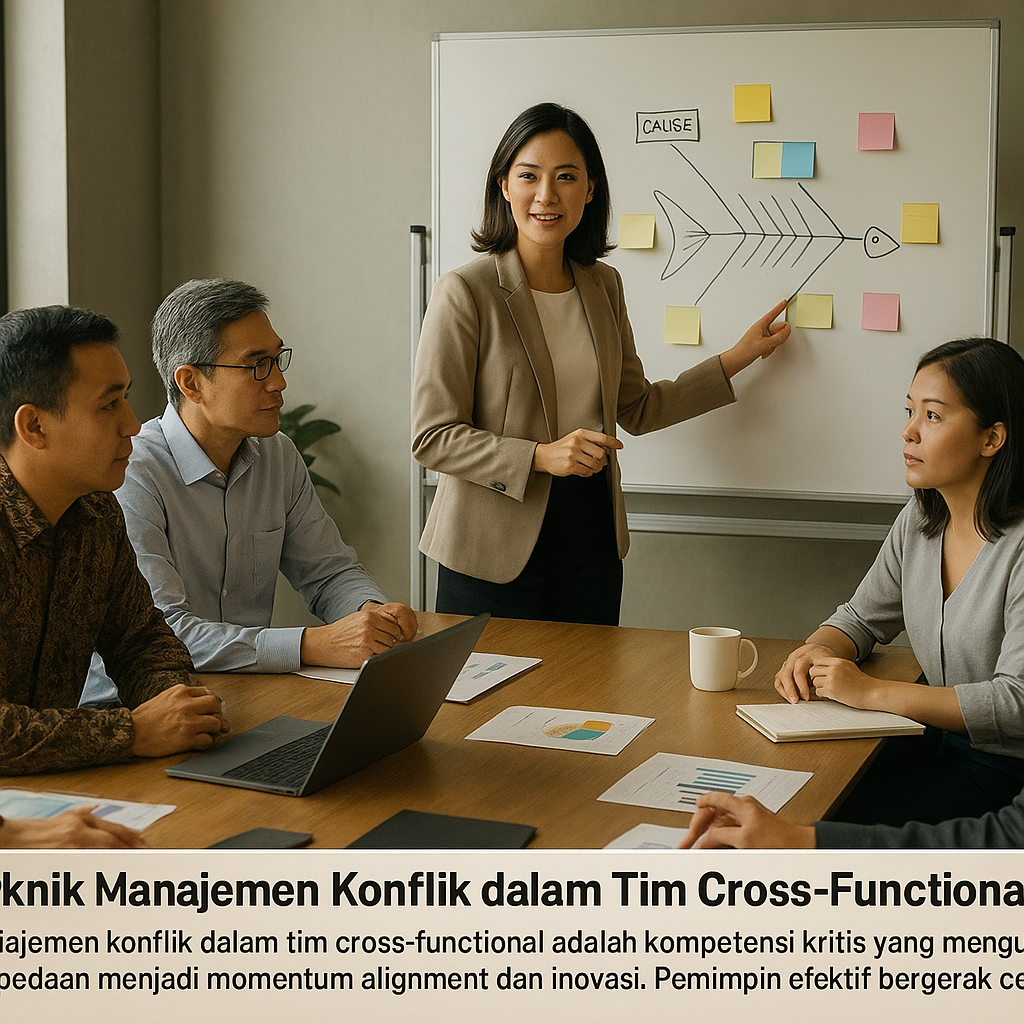 Teknik Manajemen Konflik dalam Tim Cross-Functional