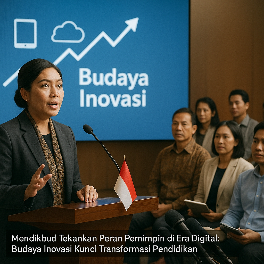 Mendikbud Tekankan Peran Pemimpin di Era Digital: Budaya Inovasi Kunci Transformasi Pendidikan