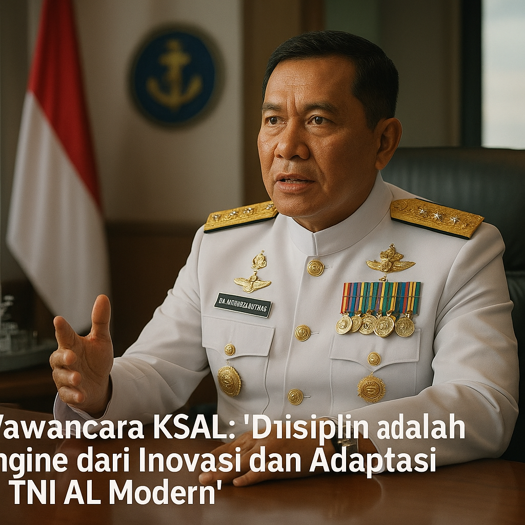 Wawancara KSAL: 'Disiplin adalah Engine dari Inovasi dan Adaptasi di TNI AL Modern'